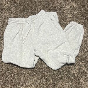 Old Navy Gray Track Pants with Elastic Waistband